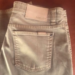 Mens Fidelity Denim Jeans Size 36